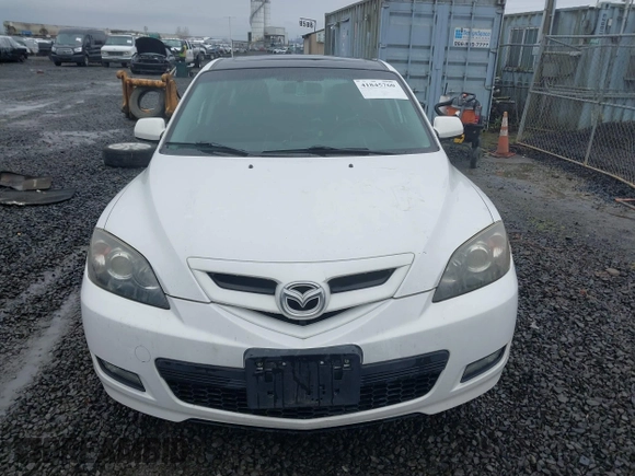 2008 Mazda Mazda3 s Sport with VIN JM1BK343381791106, listed as a IAAI auction lot 41845760 with 88,390 mi miles. Bid and sale history available at carsss.com. Image 13.