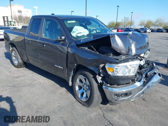 2022 Ram 1500 Big Horn z VIN 1C6RREBT1NN436343, wystawiony jako IAAI lot #41367073 z przebiegiem 13 784 mil mil oraz . Historia ofert i sprzedaży dostępna na DreamBid. Obrazek 1.