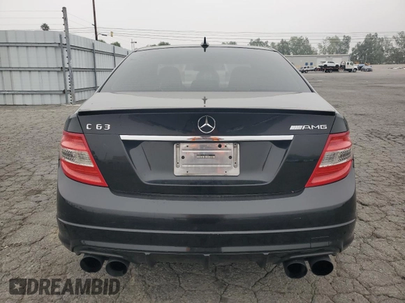 2009 Mercedes-Benz C 63 AMG with VIN WDDGF77X79F272909, listed as a Copart auction lot 53105275 with 164,283 mi miles and Clean Title. Bid and sale history available at DreamBid. Image 6.