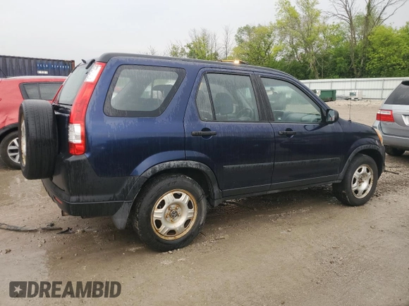 2006 Honda CR-V LX z VIN JHLRD78556C031663, wystawiony jako Copart lot #59238525 z przebiegiem 249 168 mil mil oraz Czysty tytuł • Clean title. Historia ofert i sprzedaży dostępna na DreamBid. Obrazek 3.