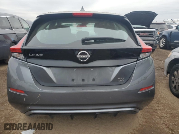 2023 Nissan LEAF SV Plus with VIN 1N4CZ1CV9PC557276, listed as a Copart auction lot 43772075 with 10,533 mi miles and Salvage Title. Bid and sale history available at DreamBid. Image 6.