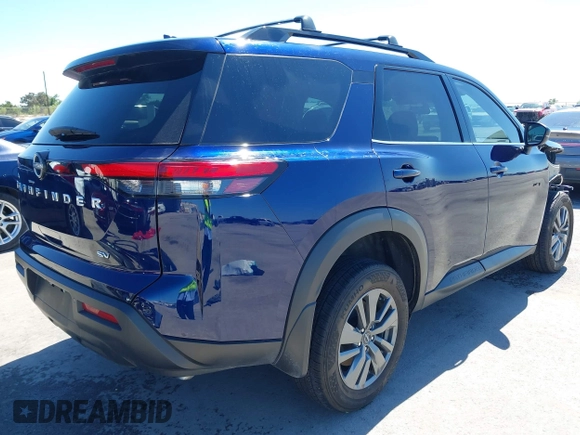 2024 Nissan Pathfinder SV with VIN 5N1DR3BA9RC201210, listed as a IAAI auction lot 42022861 with 26,068 mi miles and . Bid and sale history available at DreamBid. Image 4.