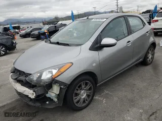 2014 Mazda Mazda2 Sport with VIN JM1DE1KZ4E0187030, listed as a Copart auction lot 53826395 with 83,052 mi miles and Salvage Title. Bid and sale history available at carsss.com. Image 1.