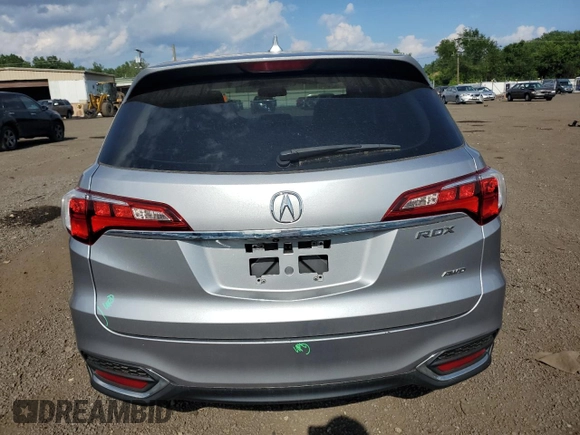 2017 Acura RDX Technology with VIN 5J8TB4H51HL013995, listed as a Copart auction lot 62686945 with 94,970 mi miles and Salvage title. Bid and sale history available at DreamBid. Image 6.