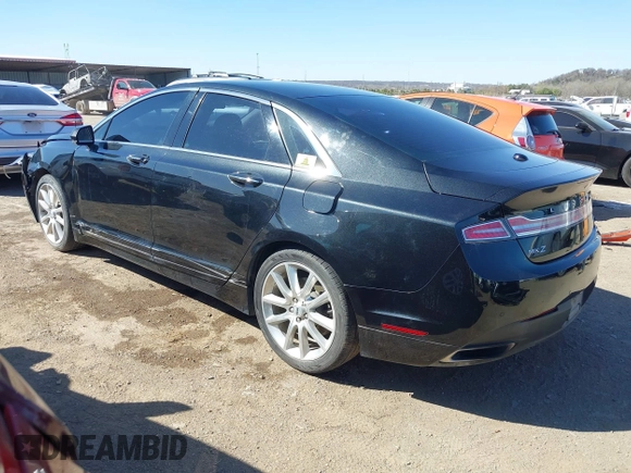 2015 Lincoln MKZ with VIN 3LN6L2G93FR619701, listed as a IAAI auction lot 41794410 with 77,201 mi miles. Bid and sale history available at carsss.com. Image 3.