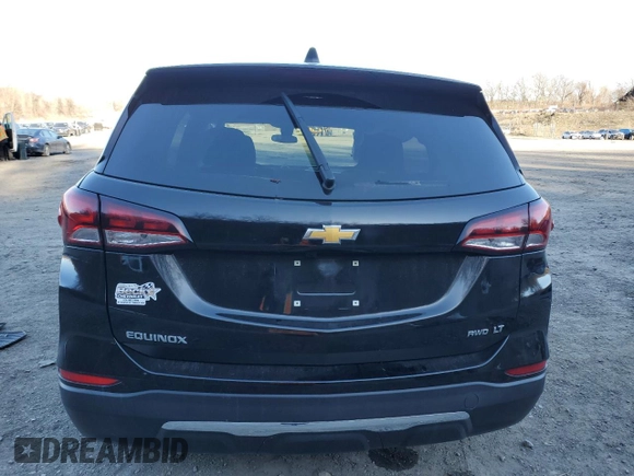 2023 Chevrolet Equinox LT with VIN 3GNAXUEG4PL258314, listed as a Copart auction lot 52106345 with 19,358 mi miles and Salvage Title. Bid and sale history available at DreamBid. Image 6.