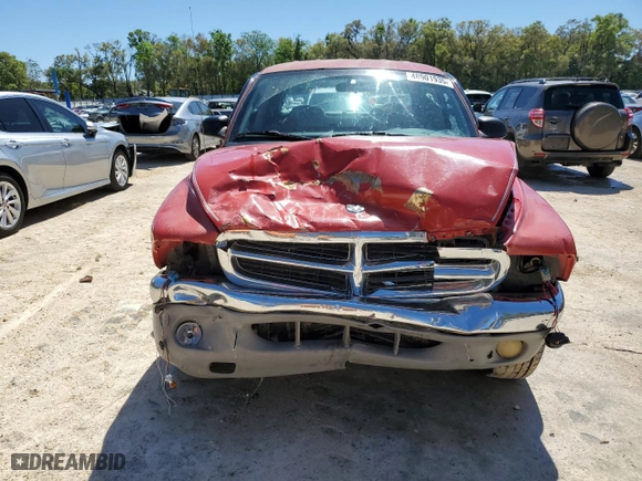 2002 Dodge Dakota SLT with VIN 1B7HL48N02S587177, listed as a Copart auction lot 48901935 with 207,550 mi miles and Salvage Title. Bid and sale history available at carsss.com. Image 5.