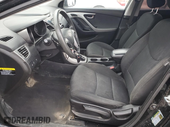 2015 Hyundai Elantra SE with VIN 5NPDH4AE6FH632105, listed as a Copart auction lot 50212505 with 345,478 mi miles and Salvage Title. Bid and sale history available at DreamBid. Image 7.