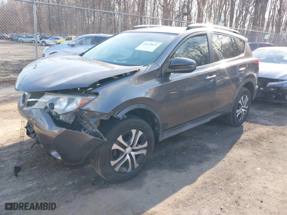 2013 Toyota RAV4 LE with VIN 2T3BFREV7DW020604, listed as a IAAI auction lot 41679035 with 142,533 mi miles. Bid and sale history available at carsss.com. Image 16.