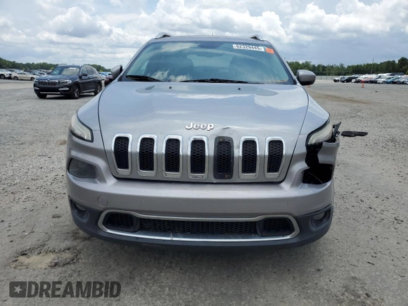2014 Jeep Cherokee Limited with VIN 1C4PJLDS5EW204516, listed as a Copart auction lot 62329445 with 127,042 mi miles and Salvage title. Bid and sale history available at DreamBid. Image 5.