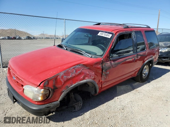 1996 Ford Explorer with VIN 1FMCU22X8TUA43114, listed as a Copart auction lot 59876404 with 252,426 mi miles and Salvage title. Bid and sale history available at DreamBid. Image 1.