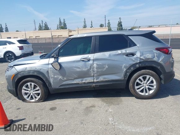 2023 Chevrolet TrailBlazer LS with VIN KL79MMS22PB106401, listed as a IAAI auction lot 41880161 with 23,801 mi miles and . Bid and sale history available at DreamBid. Image 14.