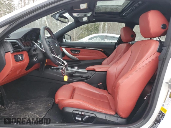 2016 BMW 4 Series 428i xDrive with VIN WBA3N9C51GK249915, listed as a Copart auction lot 43866985 with 82,082 mi miles and Salvage Title. Bid and sale history available at carsss.com. Image 7.