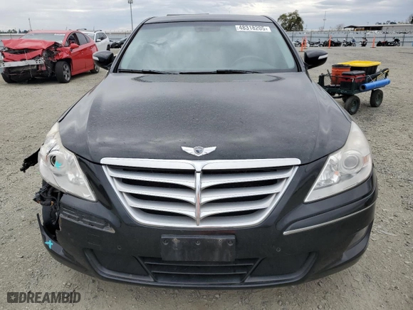 2010 Hyundai Genesis with VIN KMHGC4DF7AU071553, listed as a Copart auction lot 48318205 with 118,062 mi miles and Salvage Title. Bid and sale history available at carsss.com. Image 5.