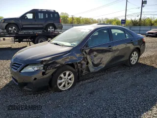 2011 Toyota Camry LE with VIN 4T1BF3EK5BU657158, listed as a Copart auction lot 54829565 with 123,660 mi miles and Salvage Title. Bid and sale history available at DreamBid. Image 1.