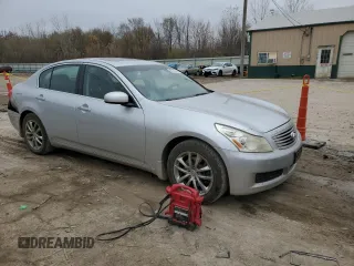 2008 Infiniti G35 Sedan x with VIN JNKBV61F98M263963, listed as a Copart auction lot 80204414 with 142,979 mi miles and Non Repairable. Bid and sale history available at carsss.com. Image 4.