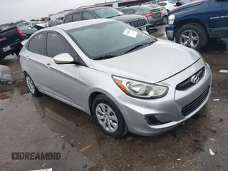 2017 Hyundai Accent SE with VIN KMHCT4AE3HU310052, listed as a IAAI auction lot 41546087 with 129,732 mi miles. Bid and sale history available at carsss.com. Image 1.