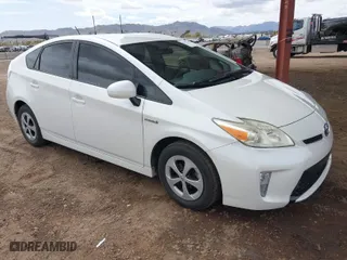 2013 Toyota Prius One with VIN JTDKN3DU5D0344356, listed as a IAAI auction lot 41777906 with 243,345 mi miles. Bid and sale history available at carsss.com. Image 4.