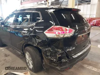2016 Nissan Rogue SV with VIN KNMAT2MV0GP615985, listed as a IAAI auction lot 41540164 with 133,129 mi miles. Bid and sale history available at carsss.com. Image 6.