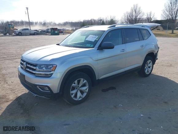 2018 Volkswagen Atlas 3.6L V6 SEL with VIN 1V2MR2CA0JC579951, listed as a IAAI auction lot 41780339 with 149,968 mi miles. Bid and sale history available at carsss.com. Image 2.