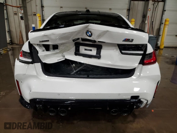 2025 BMW M3 Competition xDrive z VIN WBS33HJ03SFU35458, wystawiony jako Copart lot #43777165 z przebiegiem 231 mil mil oraz Szkoda całkowita • Salvage title. Historia ofert i sprzedaży dostępna na DreamBid. Obrazek 6.