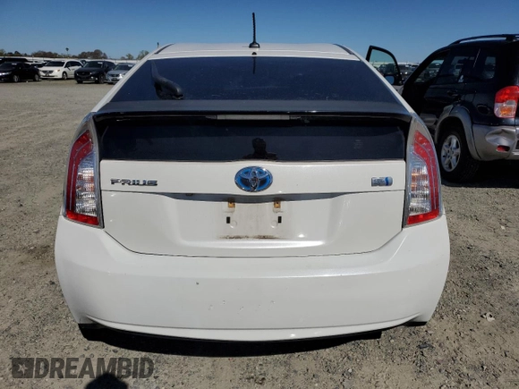 2014 Toyota Prius Four with VIN JTDKN3DU6E1781942, listed as a Copart auction lot 47058935 with 187,362 mi miles and Salvage Title. Bid and sale history available at DreamBid. Image 6.