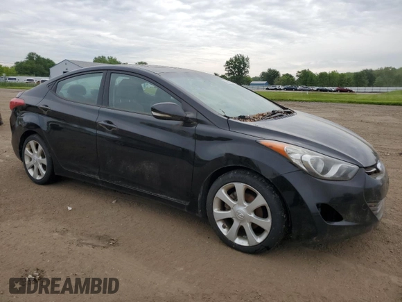 2011 Hyundai Elantra Limited z VIN 5NPDH4AE3BH050764, wystawiony jako Copart lot #57466815 z przebiegiem 157 991 mil mil oraz Czysty tytuł • Clean title. Historia ofert i sprzedaży dostępna na DreamBid. Obrazek 4.