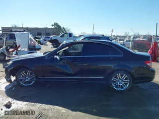 2009 Mercedes-Benz C-Class 3.0L Sport with VIN WDDGF54X29R073645, listed as a IAAI auction lot 41668825 with 143,051 mi miles. Bid and sale history available at carsss.com. Image 14.