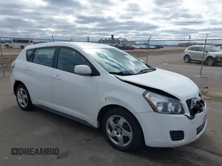 2010 Pontiac Vibe w/1SA with VIN 5Y2SP6E81AZ418263, listed as a IAAI auction lot 41964125 with 140,757 mi miles. Bid and sale history available at carsss.com. Image 1.