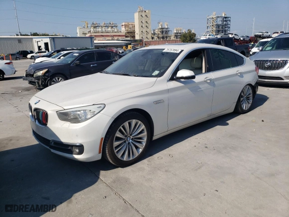 2015 BMW 5 Series Gran Turismo 535i with VIN WBA5M2C50FD872030, listed as a Copart auction lot 75757894 with 115,707 mi miles and Salvage Title. Bid and sale history available at carsss.com. Image 1.