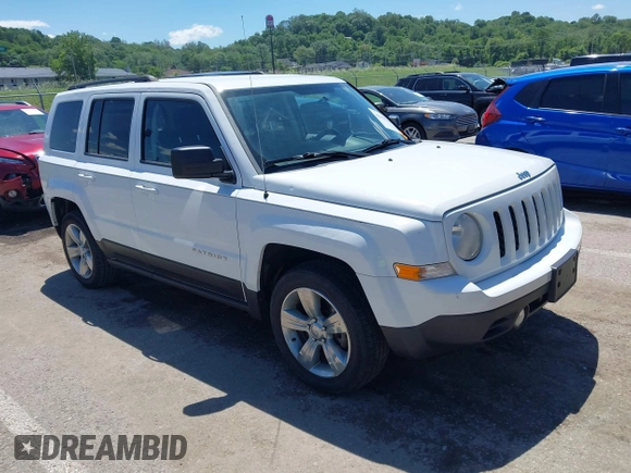 2014 Jeep Patriot Latitude z VIN 1C4NJPFB1ED505288, wystawiony jako IAAI lot #42118356 z przebiegiem 146 615 mil mil oraz . Historia ofert i sprzedaży dostępna na DreamBid. Obrazek 1.