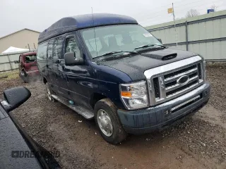 2012 Ford Econoline Passenger XL with VIN 1FBNE3BL7CDB17804, listed as a Copart auction lot 84530704 with 97,834 mi miles and Salvage title. Bid and sale history available at DreamBid. Image 4.