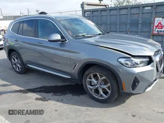 2024 BMW X3 sDrive30i with VIN 5UX43DP02R9U43683, listed as a IAAI auction lot 41934613 with 2,130 mi miles and . Bid and sale history available at DreamBid. Image 1.