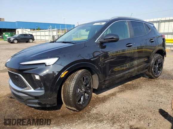 2024 Buick Encore GX Sport Touring с VIN KL4AMESLXRB169418, выставлен на аукционе Copart как лот 60566775 с пробегом 30 167 миль миль и Чистый • Clean title. История ставок и продаж доступна на DreamBid. Изображение 1.