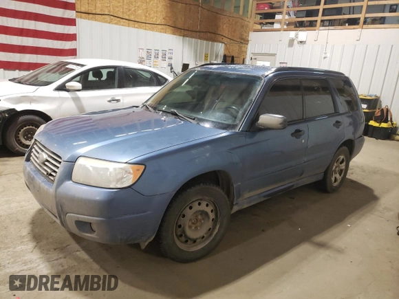2007 Subaru Forester X with VIN JF1SG63617G735181, listed as a Copart auction lot 88952485 with 141,285 mi miles and Salvage Title. Bid and sale history available at carsss.com. Image 1.