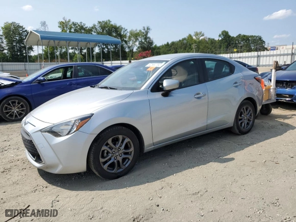 2019 Toyota Yaris Sedan L with VIN 3MYDLBYV8KY505301, listed as a Copart auction lot 62580793 with 31,417 mi miles. Bid and sale history available at carsss.com. Image 1.