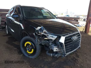 2017 Audi Q3 Premium z VIN WA1BCCFS2HR011089, wystawiony jako IAAI lot #42215884 z przebiegiem 112 908 mil mil oraz . Historia ofert i sprzedaży dostępna na DreamBid. Obrazek 1.