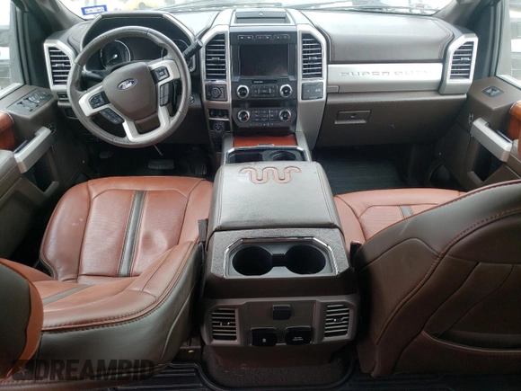 2020 Ford F-350 XL with VIN 1FT8W3BT1LED32482, listed as a Copart auction lot 43860854 with 81,153 mi miles and Salvage title. Bid and sale history available at DreamBid. Image 8.