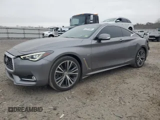 2017 Infiniti Q60 2.0t Premium with VIN JN1CV7EK0HM110720, listed as a Copart auction lot 47391365 with 118,955 mi miles and Salvage Title. Bid and sale history available at carsss.com. Image 1.