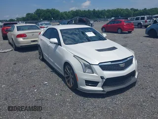 2016 Cadillac ATS-V with VIN 1G6AN5RY5G0151103, listed as a IAAI auction lot 39630850 with 37,000 mi miles. Bid and sale history available at carsss.com. Image 1.