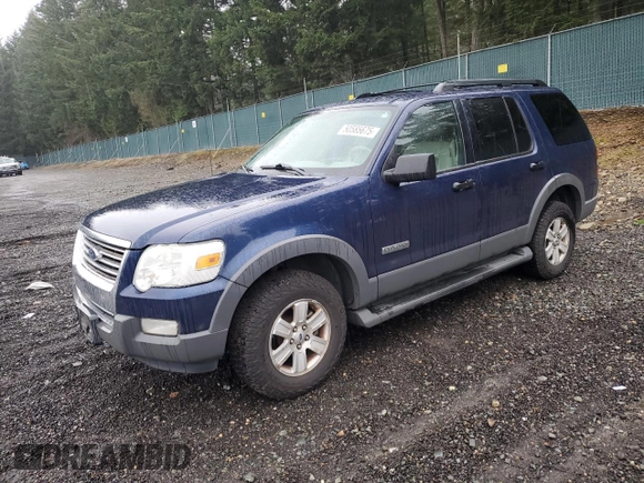 2006 Ford Explorer XLT with VIN 1FMEU73E46UB44772, listed as a Copart auction lot 50585675 with 160,658 mi miles and Salvage Title. Bid and sale history available at carsss.com. Image 1.