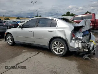 2004 Infiniti G35 w/Leather with VIN JNKCV51F74M704563, listed as a Copart auction lot 70261754 with 160,733 mi miles and Salvage Title. Bid and sale history available at DreamBid. Image 2.
