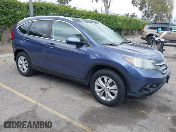 2014 Honda CR-V EX-L with VIN 2HKRM3H78EH511528, listed as a IAAI auction lot 42105714 with 108,758 mi miles and . Bid and sale history available at DreamBid. Image 1.