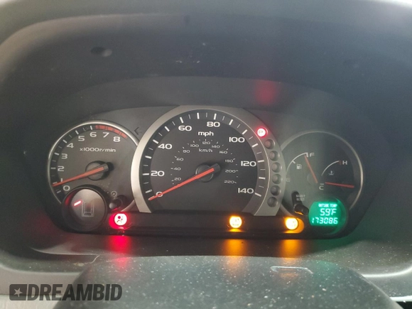 2005 Honda Pilot EX with VIN 5FNYF18455B053400, listed as a Copart auction lot 49530955 with 173,086 mi miles and Salvage Title. Bid and sale history available at DreamBid. Image 9.