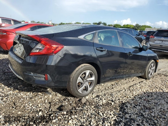 2020 Honda Civic LX with VIN 2HGFC2F69LH532499, listed as a Copart auction lot 65042015 with 96,993 mi miles and Salvage title. Bid and sale history available at DreamBid. Image 3.