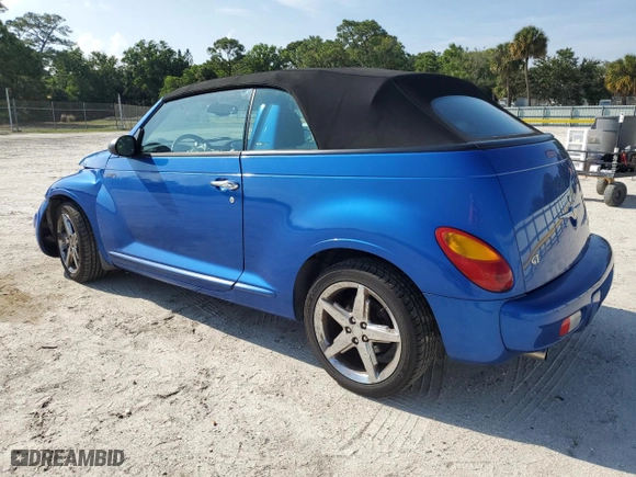 2005 Chrysler PT Cruiser GT with VIN 3C3AY75S05T605621, listed as a Copart auction lot 51483415 with 74,678 mi miles and Salvage Title. Bid and sale history available at carsss.com. Image 2.