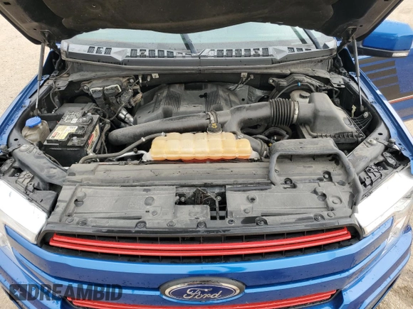 2018 Ford F-150 XL with VIN 1FTEW1EGXJFE00890, listed as a Copart auction lot 58517035 with Not provided miles and Salvage title. Bid and sale history available at DreamBid. Image 11.