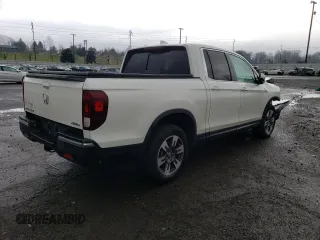2019 Honda Ridgeline RTL-T with VIN 5FPYK3F63KB006493, listed as a Copart auction lot 43466445 with 51,021 mi miles and Salvage title. Bid and sale history available at DreamBid. Image 3.