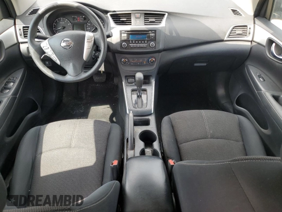 2017 Nissan Sentra SV with VIN 3N1AB7AP1HY349403, listed as a Copart auction lot 53557035 with 105,915 mi miles and Salvage Title. Bid and sale history available at carsss.com. Image 8.