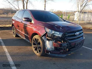 2017 Ford Edge Sport with VIN 2FMPK4AP7HBC57268, listed as a IAAI auction lot 41606236 with 88,149 mi miles. Bid and sale history available at carsss.com. Image 6.
